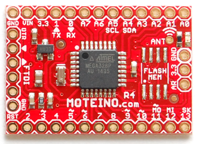 Moteino mit Prozessor ATmega328 und LoRa Sendemodul Fr 25.-